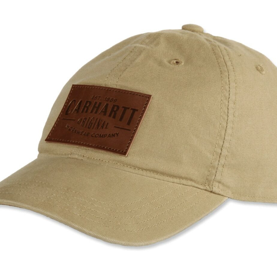 Carhartt rigby kasket med læder logo