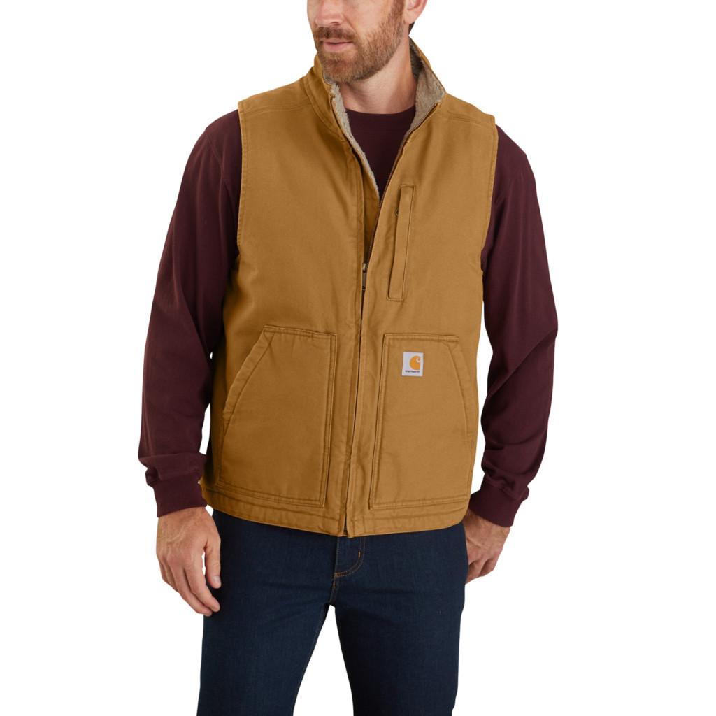 Carhartt mock neck vest med sherpa for - Billede 10
