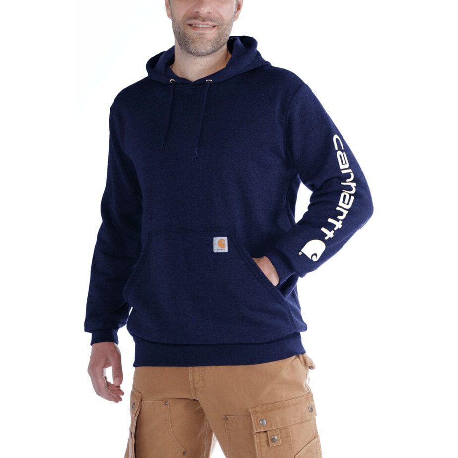 Carhartt sleeve logo sweatshirt med hætte - Image 3