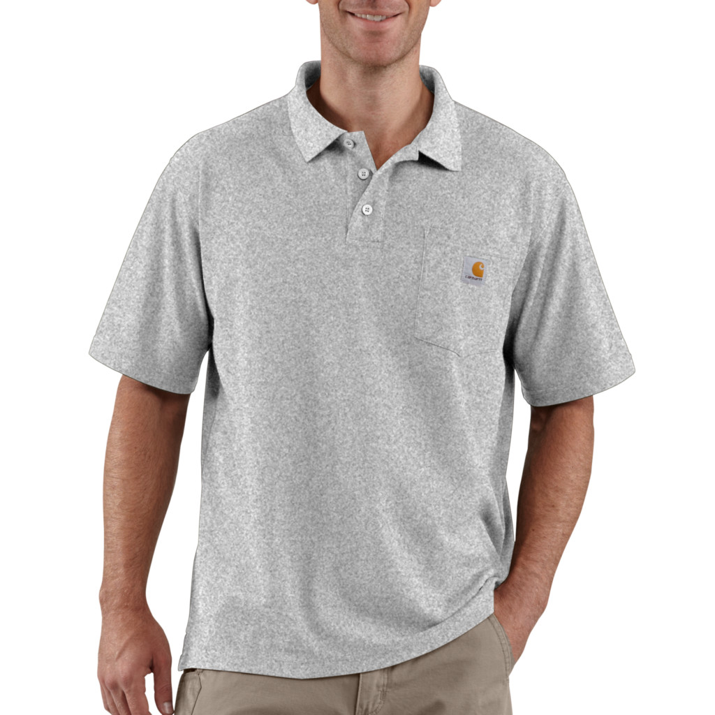 Carhartt kortærmet polo med lomme - Herre