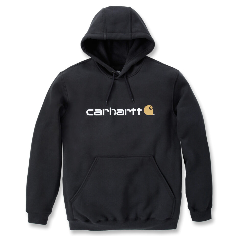 CARHARTT SIGNATUR LOGO HÆTTETRØJE - Image 3