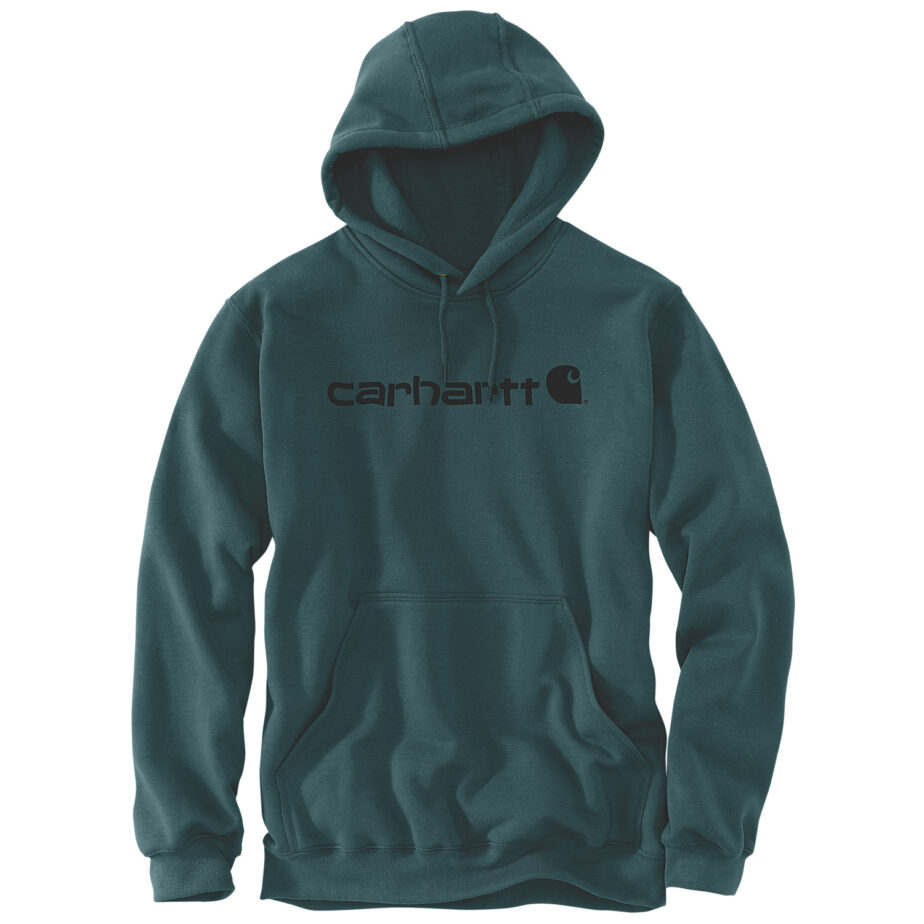 Carhartt signatur logo hættetrøje