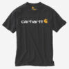 Carhartt core logo kortærmet sort t-shirt til herre