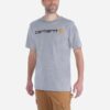 Carhartt core logo kortærmet t-shirt til herre - Image 8