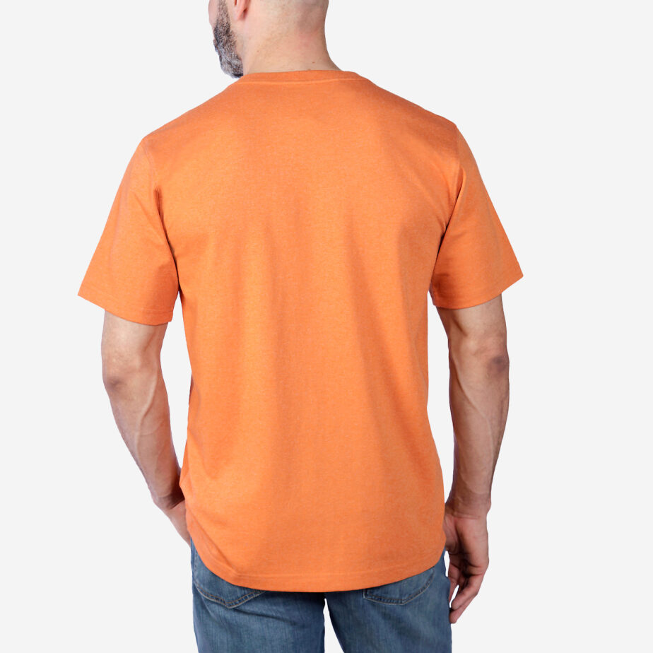 Carhartt core logo kortærmet t-shirt til herre i orange