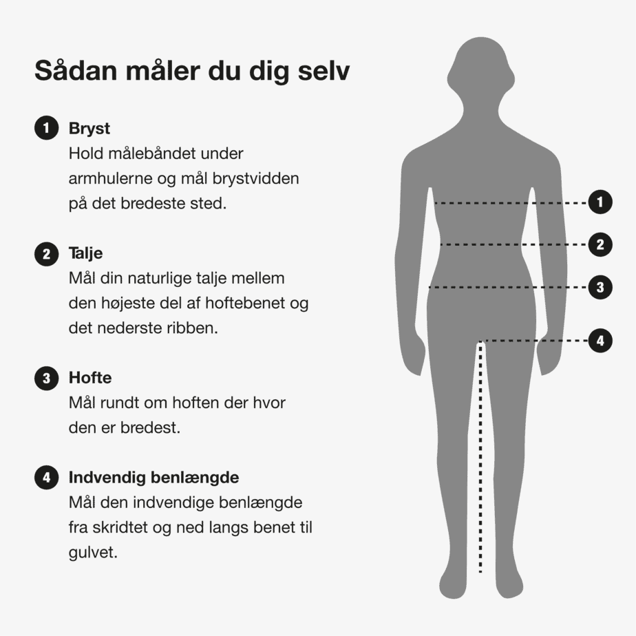 Størrelsesguide - Feiber