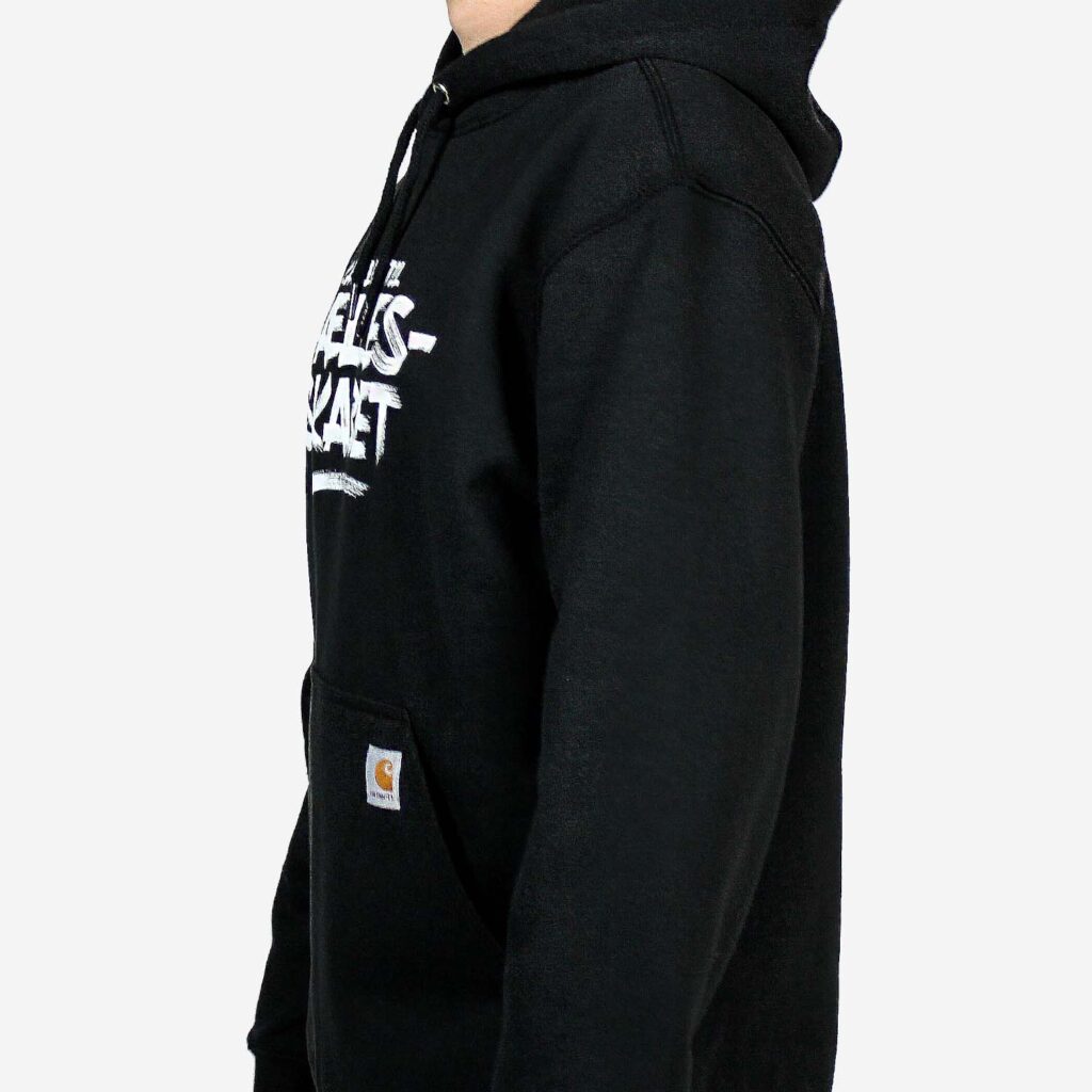 Husforbi 25 jubilæums hættetrøje - Logo tryk - Unisex