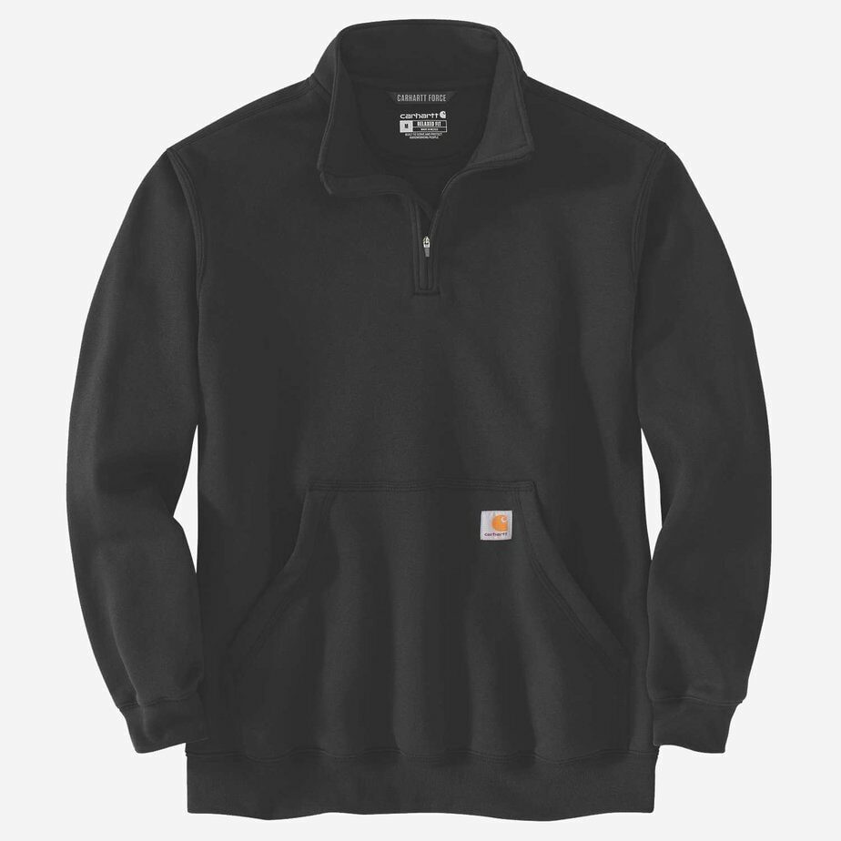 Carhartt sweatshirt med half zip