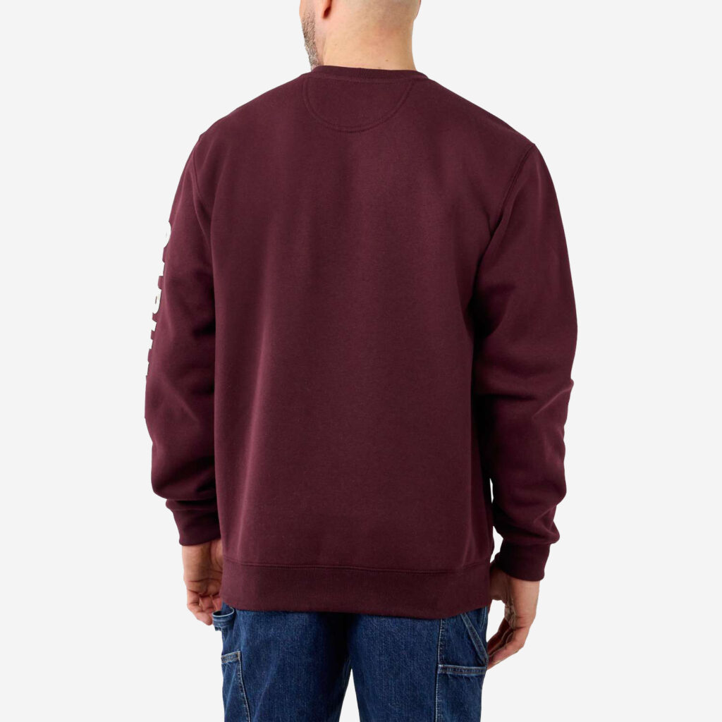 Carhartt crewneck sweatshirt med logotryk på ærme