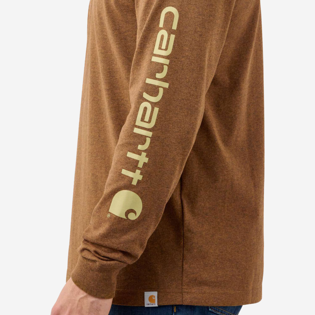 Carhartt camo logo langærmet t-shirt