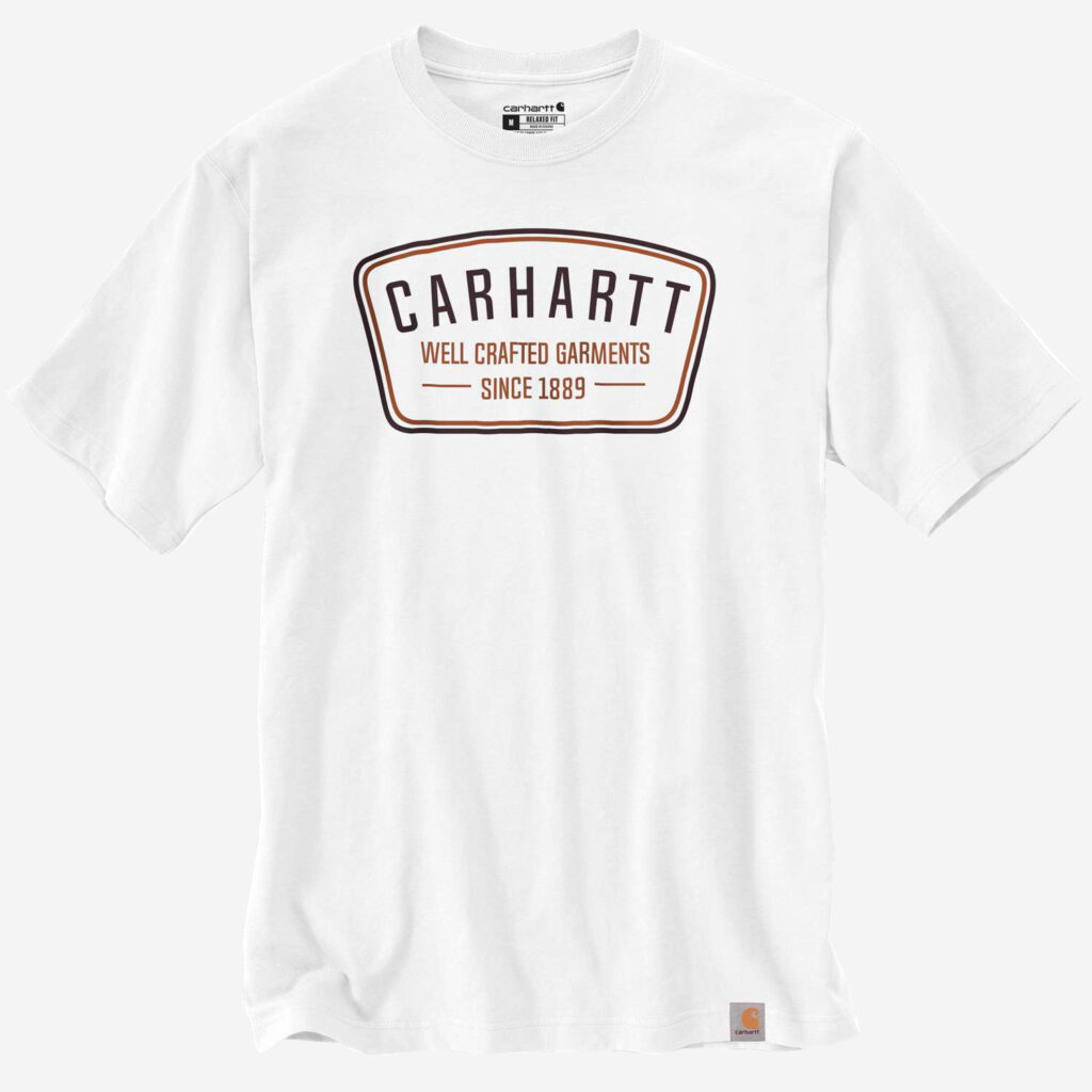 Carhartt crafted kortærmet t-shirt med logotryk
