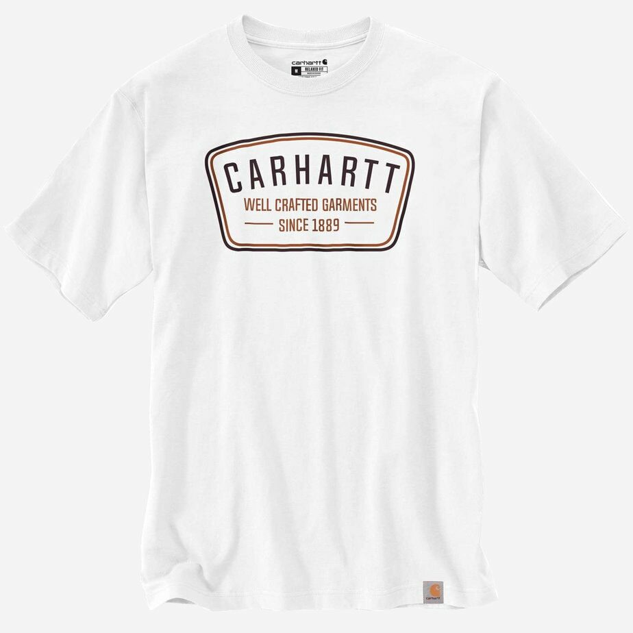 Carhartt crafted kortærmet t-shirt med logotryk