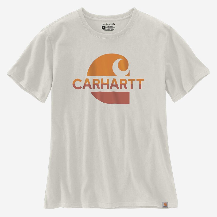 Carhartt t-shirt med grafisk logotryk - Kvinde