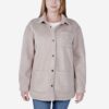 Carhartt uld skjortejakke kvinde i beige