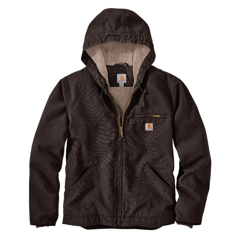 CARHARTT DUCK SHERPA FORET JAKKE