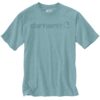 Carhartt core logo kortærmet t-shirt til herre - Image 3