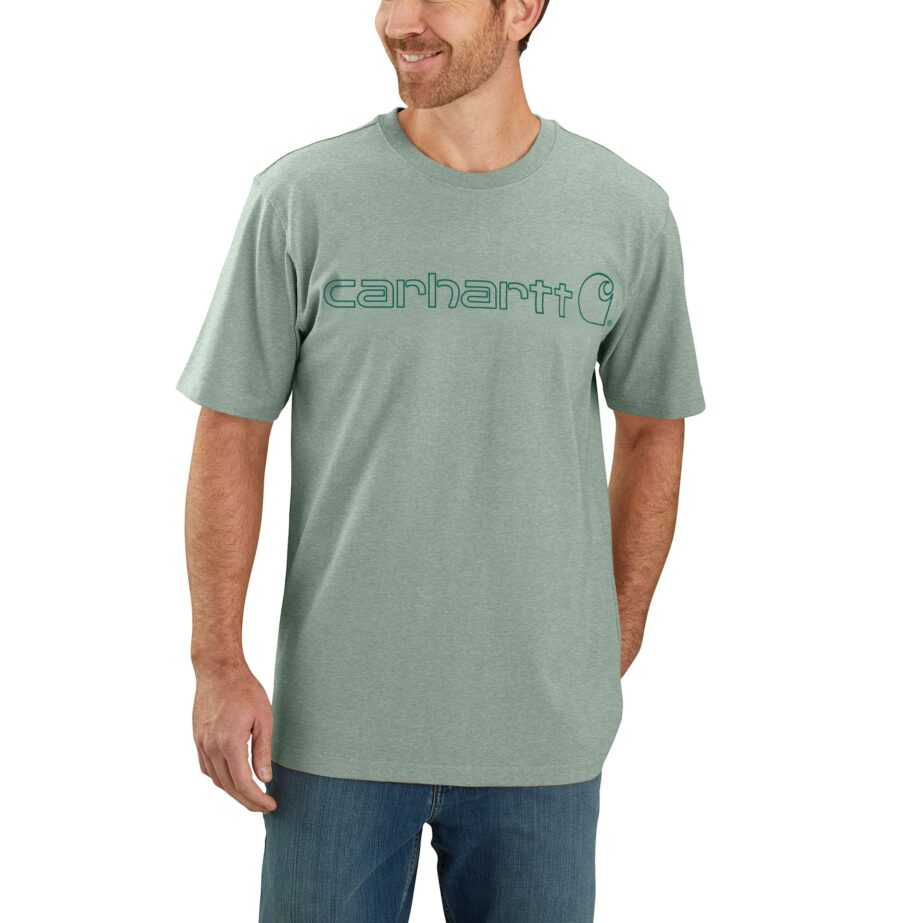 Carhartt core logo kortærmet t-shirt til herre - Image 2