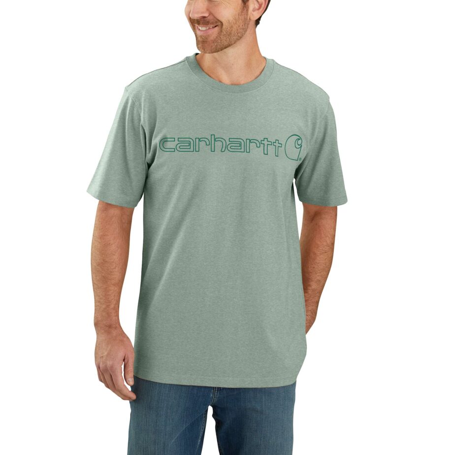 Carhartt core logo kortærmet t-shirt til herre