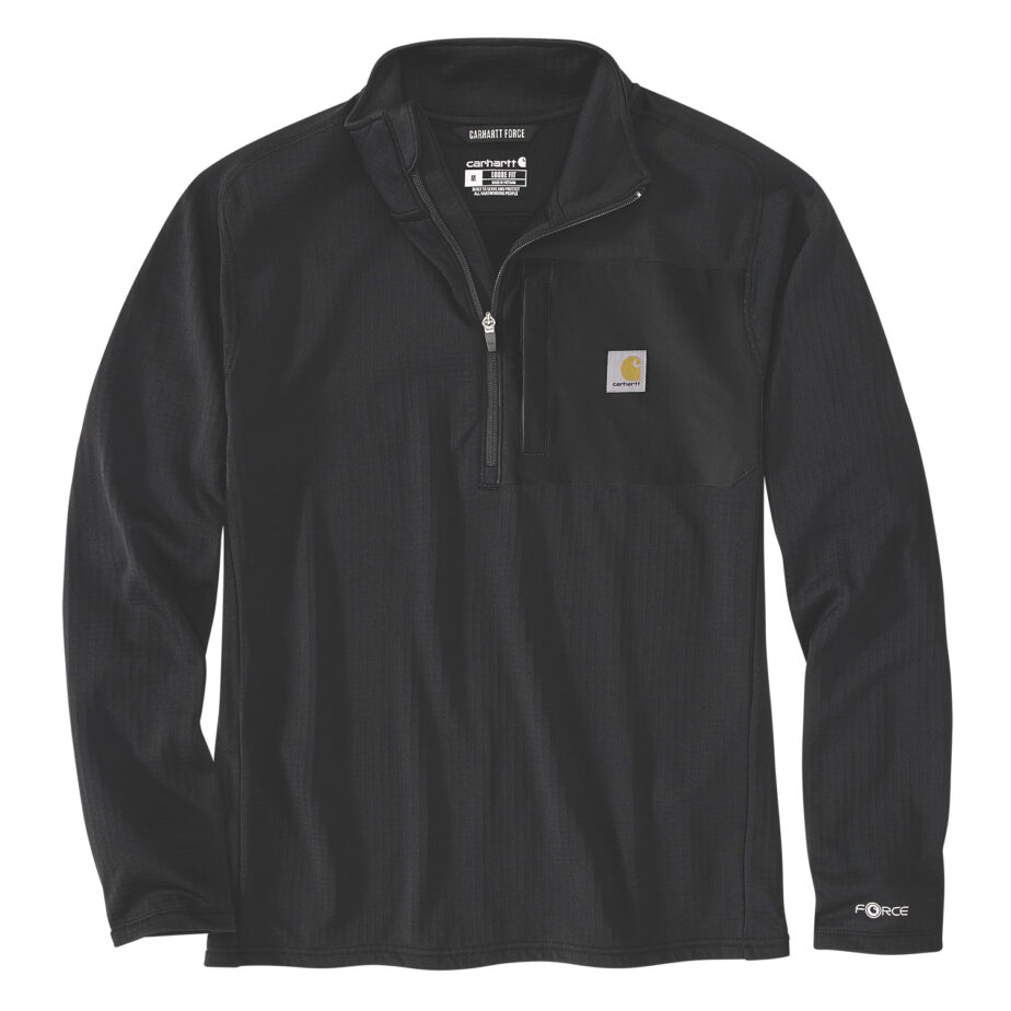 CARHARTT MOCK NECK HALF-ZIP T-SHIRT - Image 3