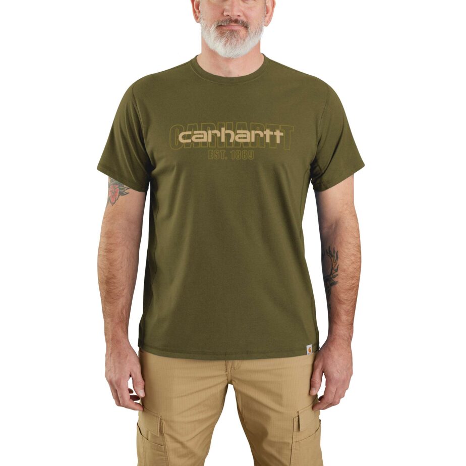 Carhartt Force S/S Logo Graphic Tshirt - Image 3
