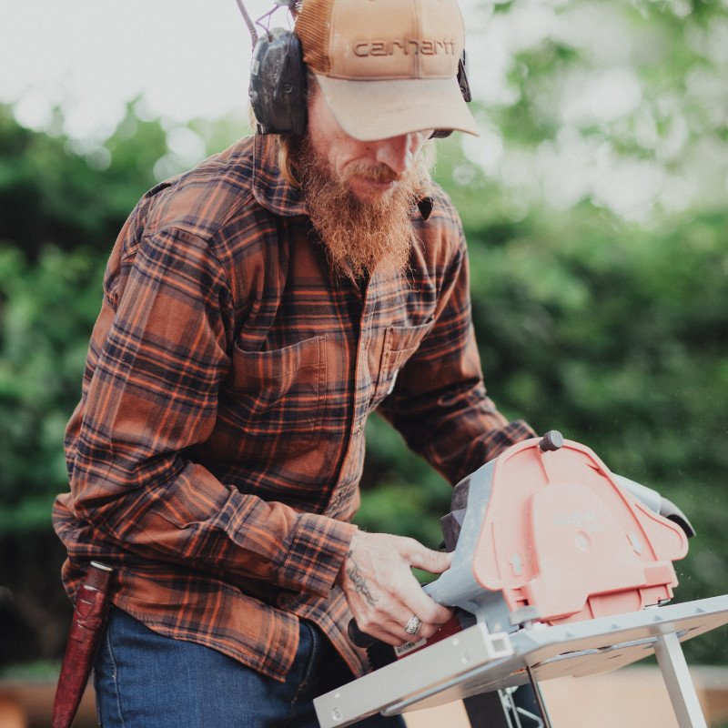 CARHARTT FLANNELSKJORTE