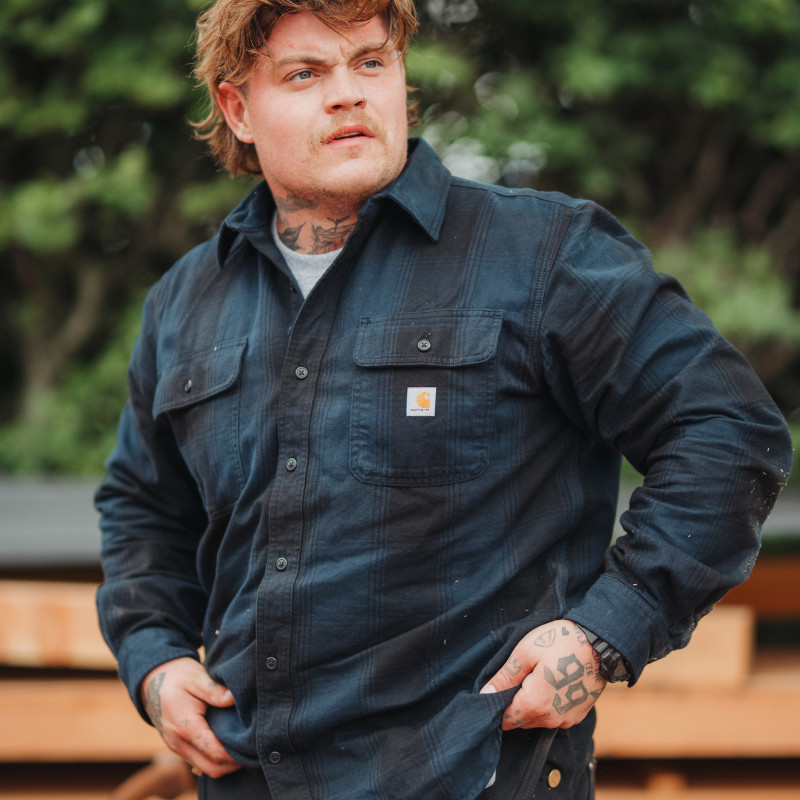CARHARTT FLANNEL BOMULDSSKJORTE
