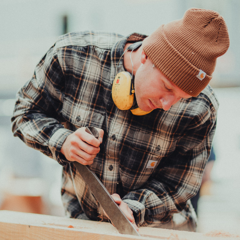 CARHARTT FLANNEL BOMULDSSKJORTE - Billede 3