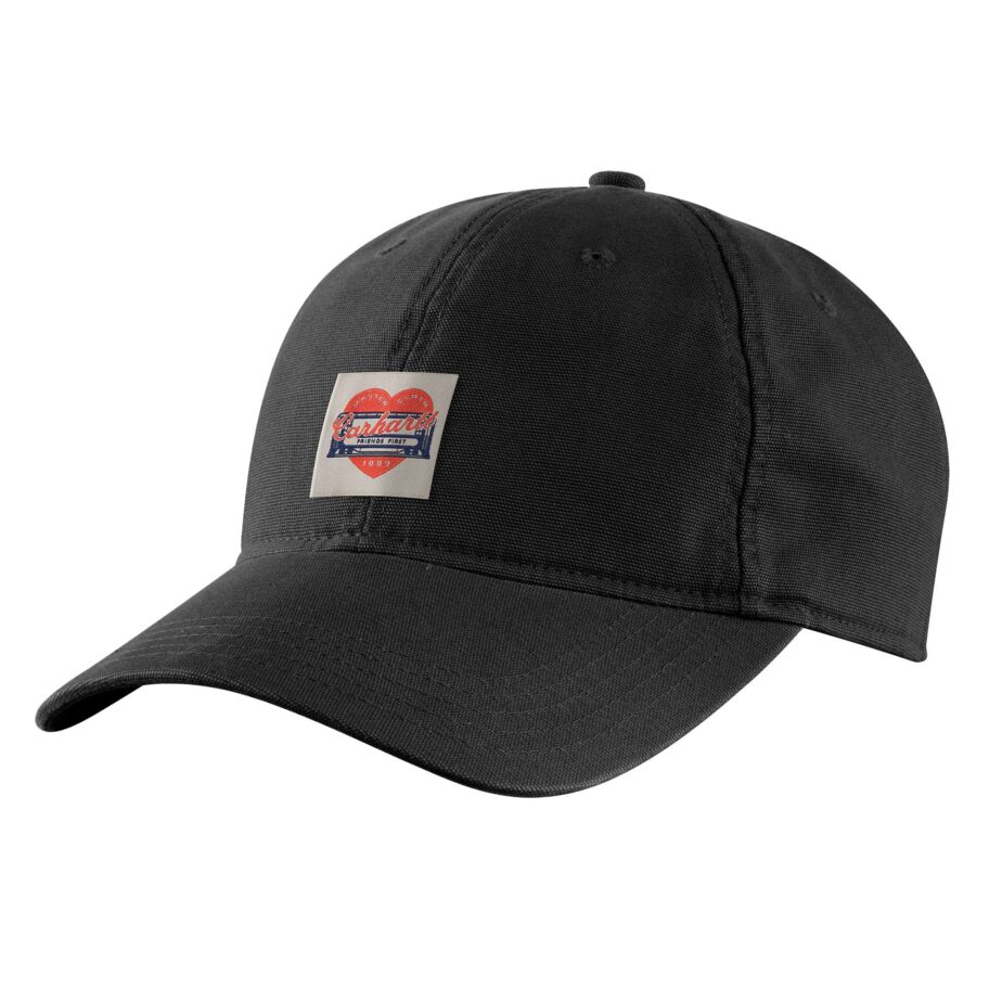CARHARTT HEART PATCH CANVAS CAP