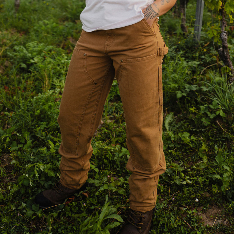 CARHARTT VINTAGE FIT DOUBLE-FRONT CANVAS TROUSERS