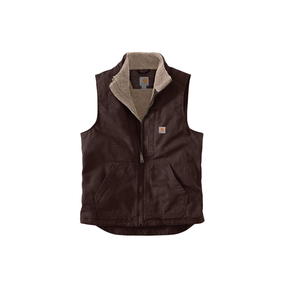 Carhartt mock neck vest med sherpa for