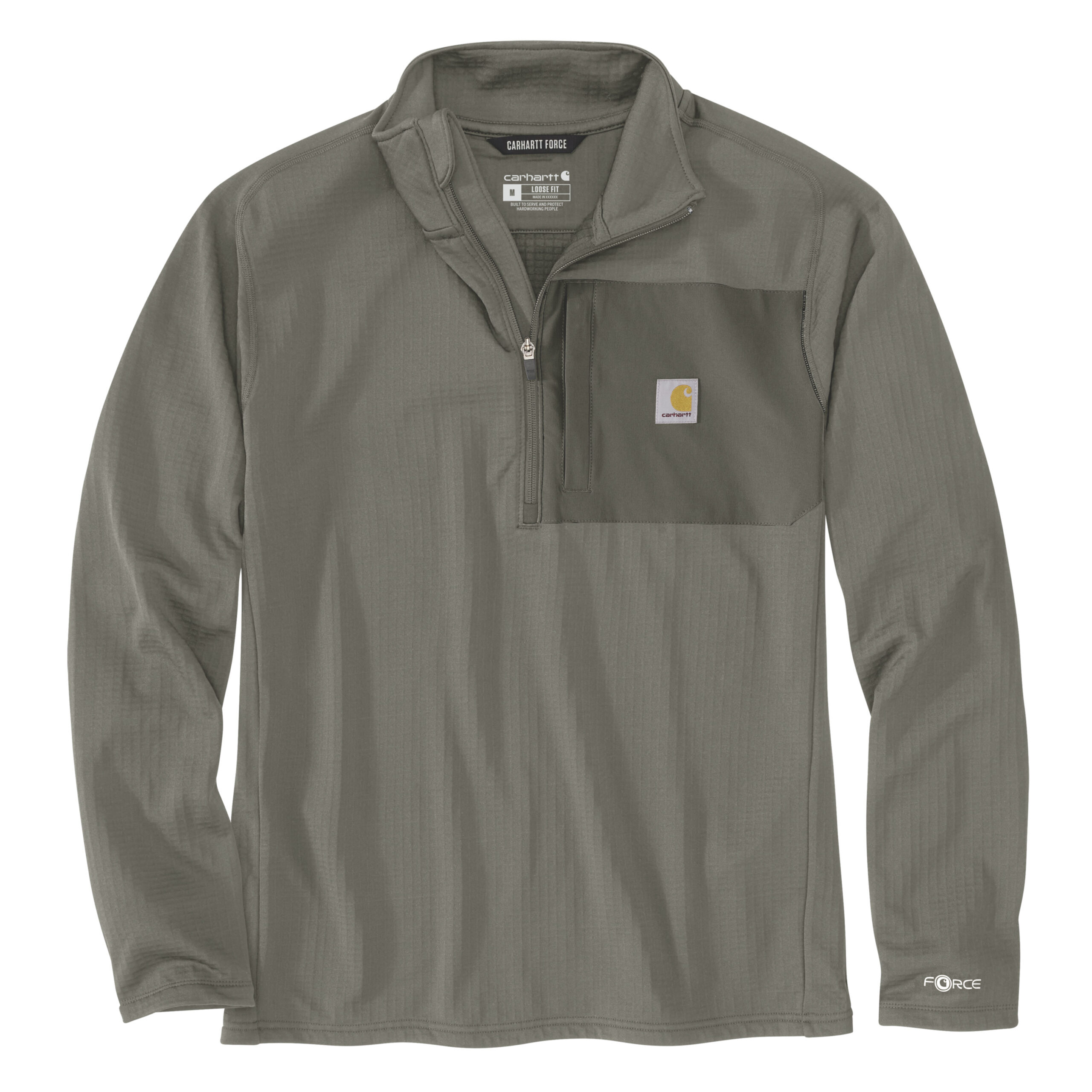 CARHARTT MOCK NECK HALF-ZIP T-SHIRT - Billede 9