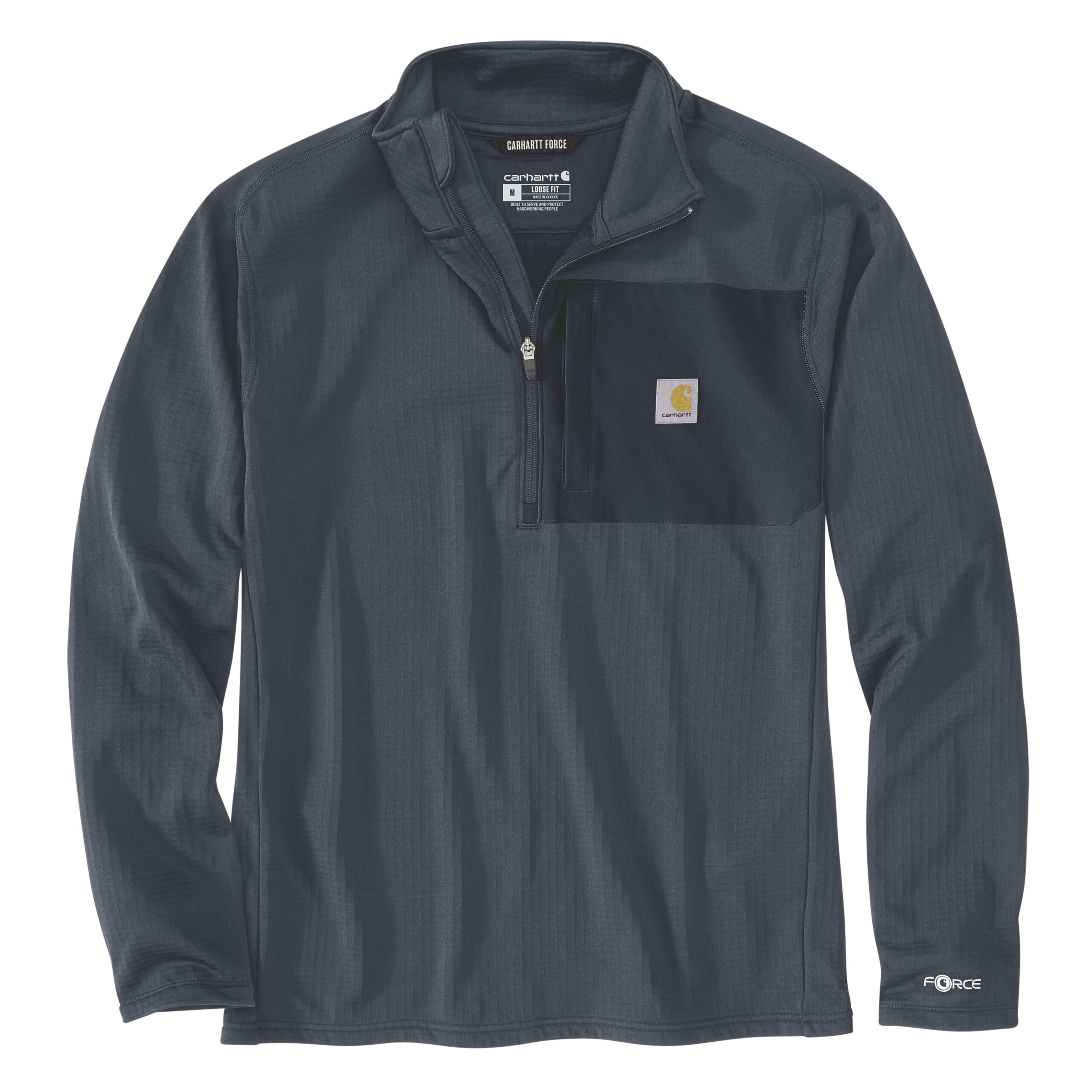 CARHARTT MOCK NECK HALF-ZIP T-SHIRT - Billede 8