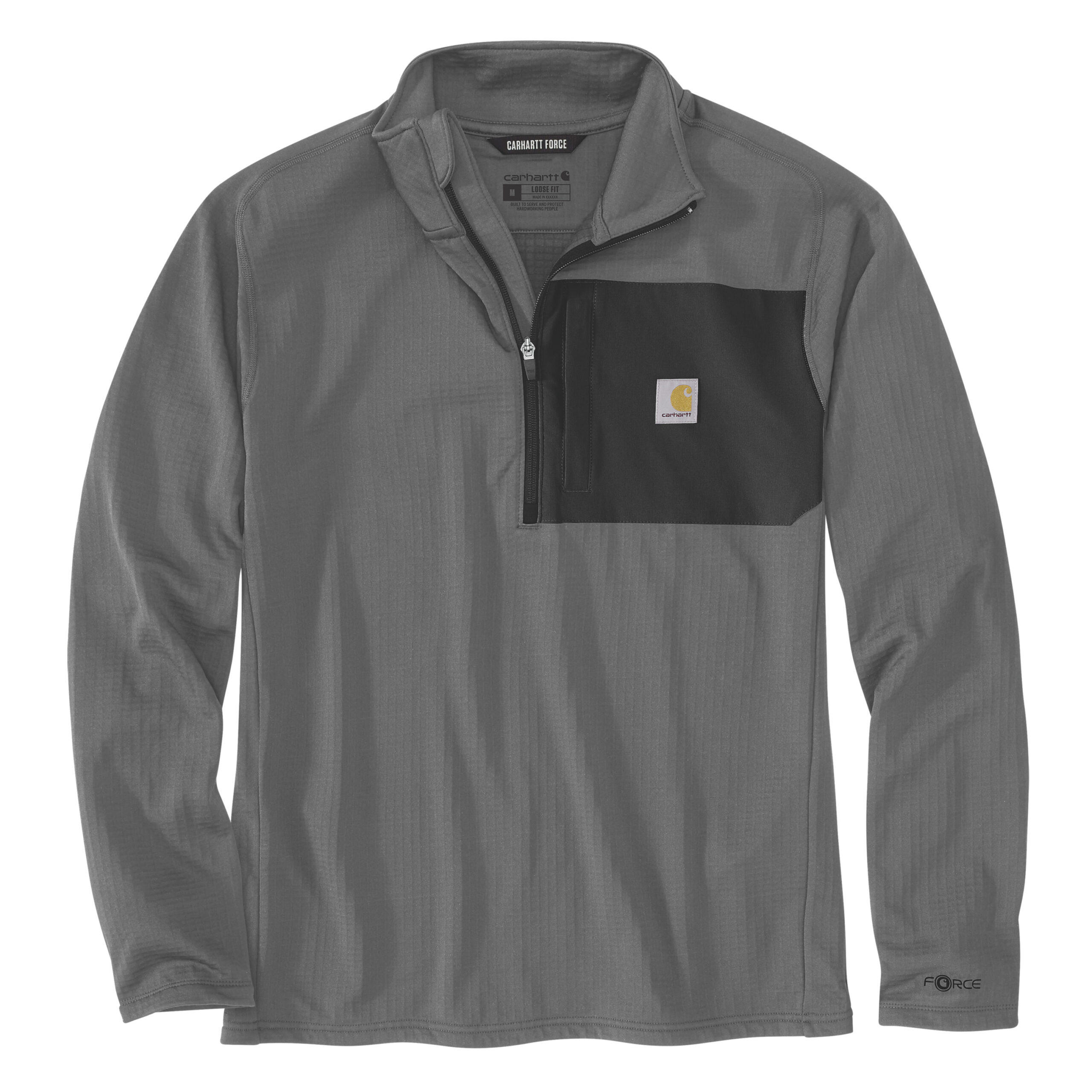 CARHARTT MOCK NECK HALF-ZIP T-SHIRT - Billede 7
