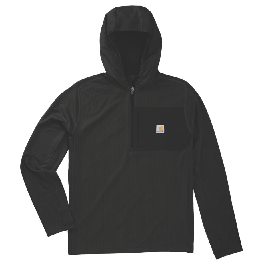 CARHARTT FORCE HALF-ZIP TRØJE MED HÆTTE