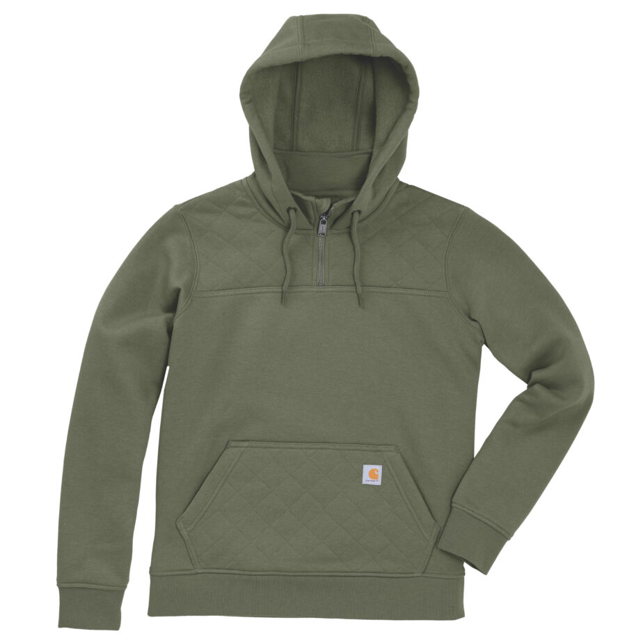 CARHARTT VANDAFVISENDE HALF-ZIP SWEATSHIRT -KVINDER