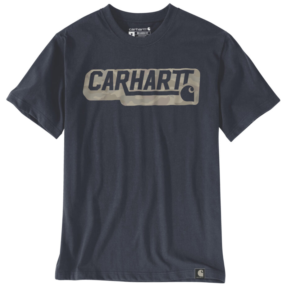 CARHARTT IRVINE CAMO LOGO T-SHIRT