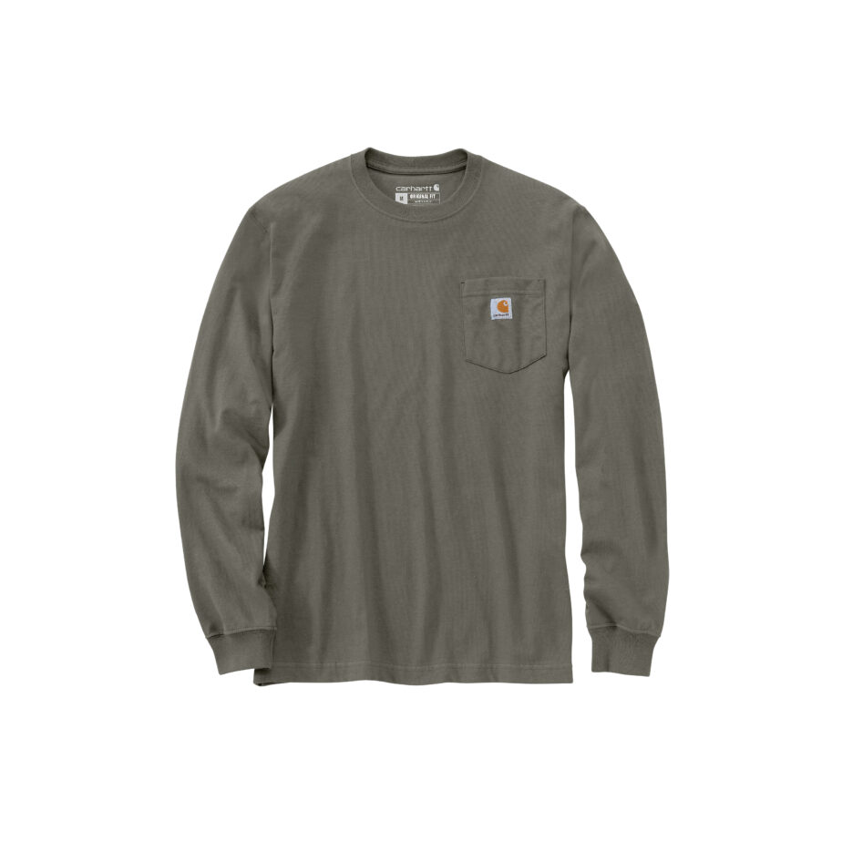 Carhartt henley langærmet t-shirt