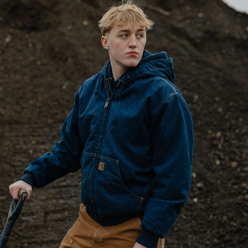CARHARTT DENIM ACTIVE JACKET