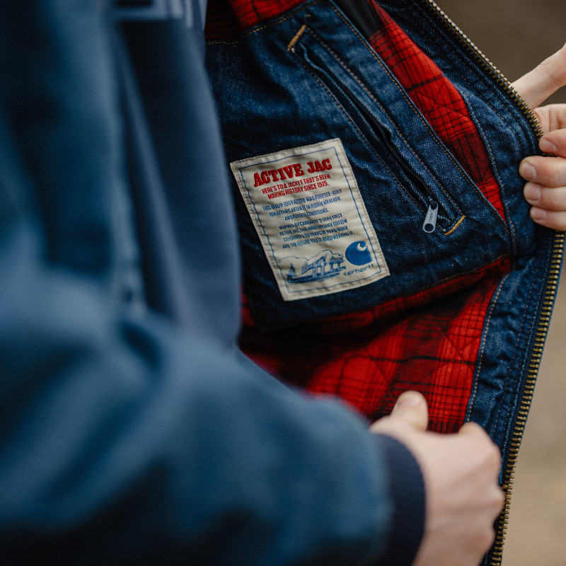 CARHARTT DENIM ACTIVE JACKET