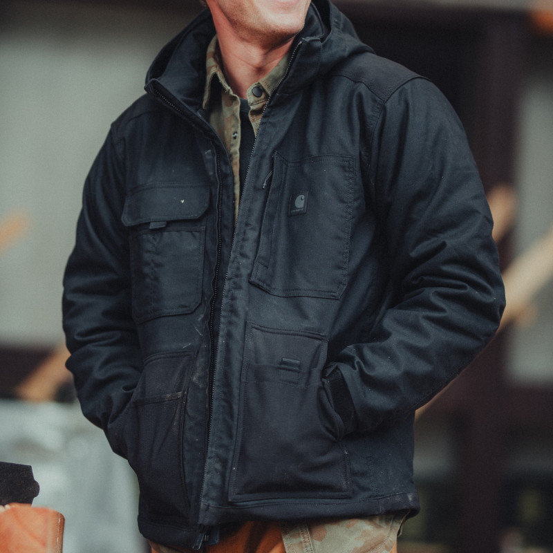 CARHARTT STEEL BRADDOCK JAKKE - Billede 3