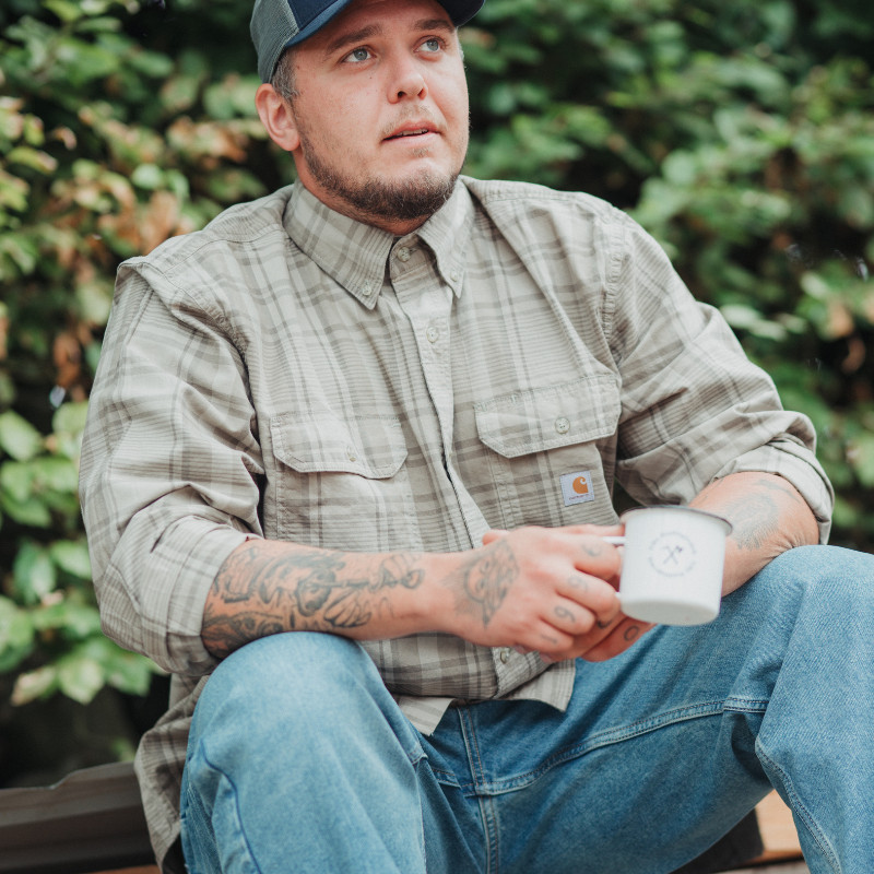 CARHARTT LOOSE FIT TERNET SKJORTE